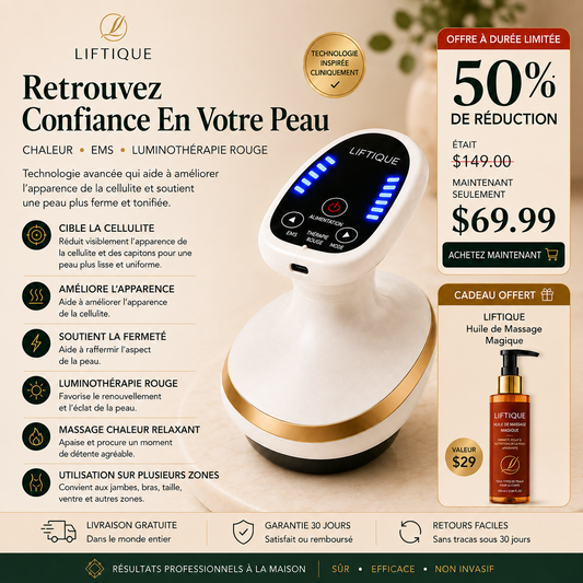 Liftique SculptPro™ Appareil de Massage EMS
