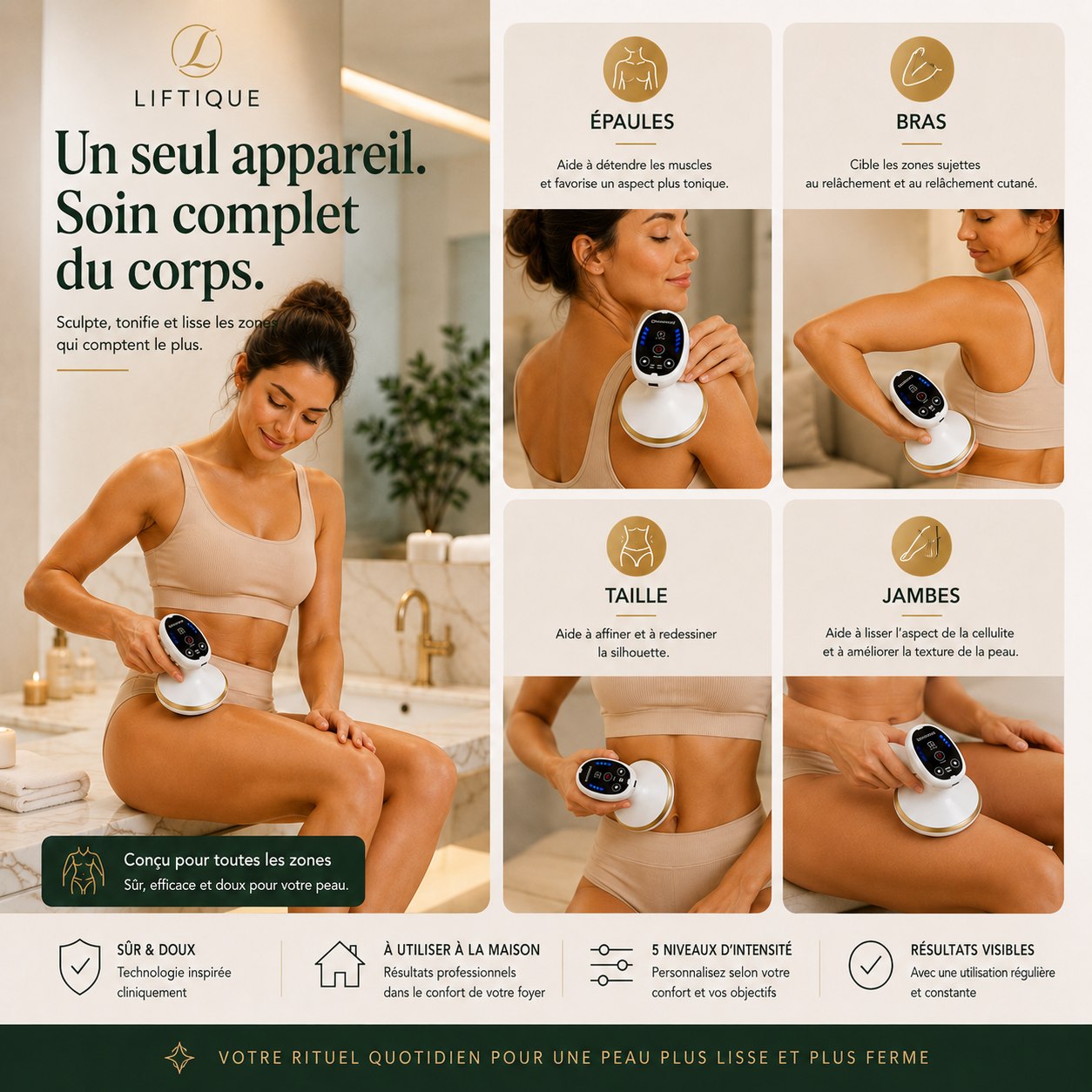 [FR] Liftique SculptPro™ EMS Massage Cup