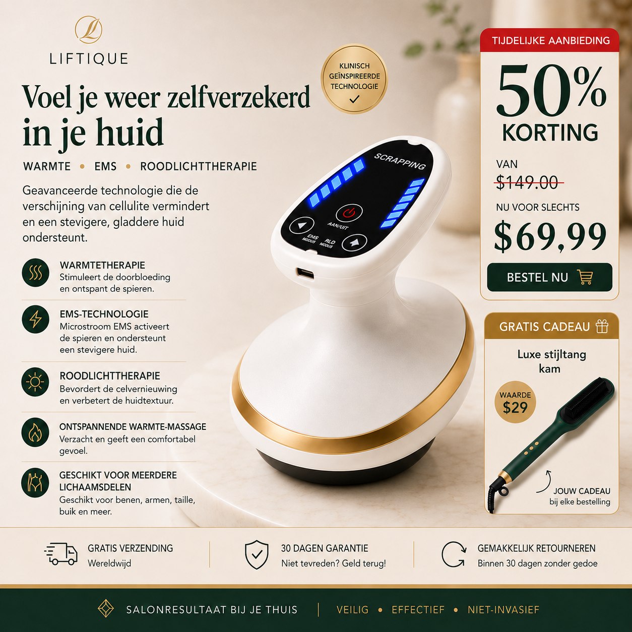 [NL] Liftique SculptPro™ EMS Massage Cup